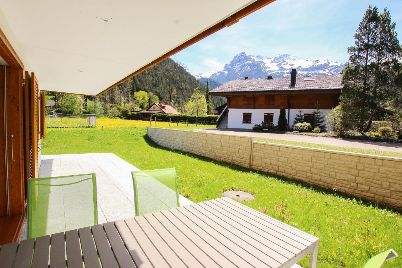 Ferienwohnung Bartschi Lenk Buitenkant foto