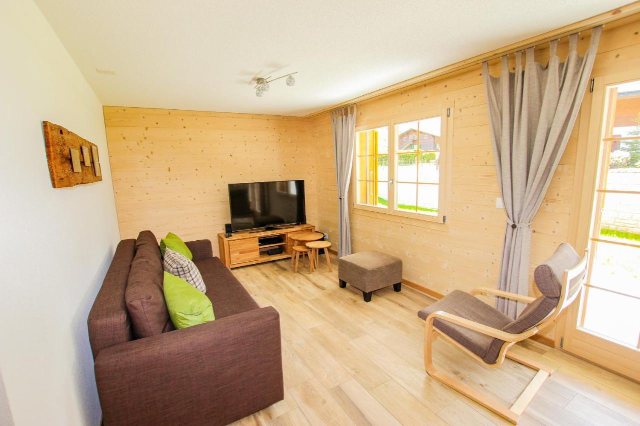 Ferienwohnung Bartschi Lenk Buitenkant foto