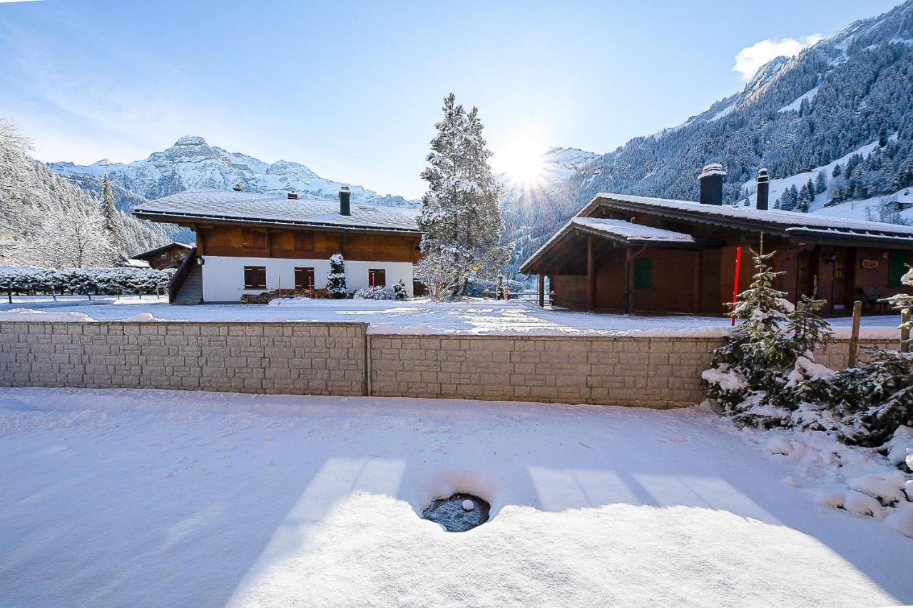 Ferienwohnung Bartschi Lenk Buitenkant foto