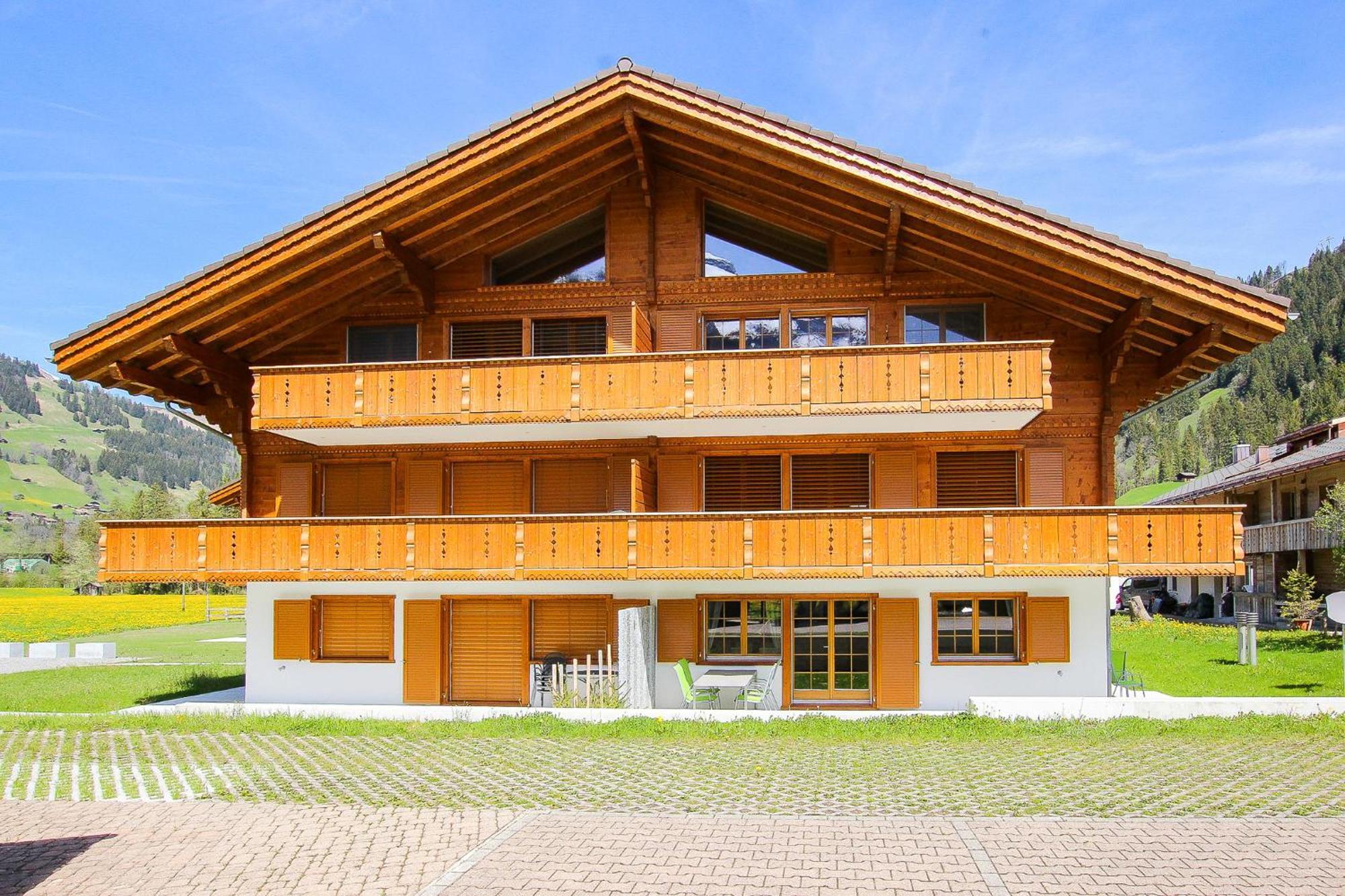Ferienwohnung Bartschi Lenk Buitenkant foto